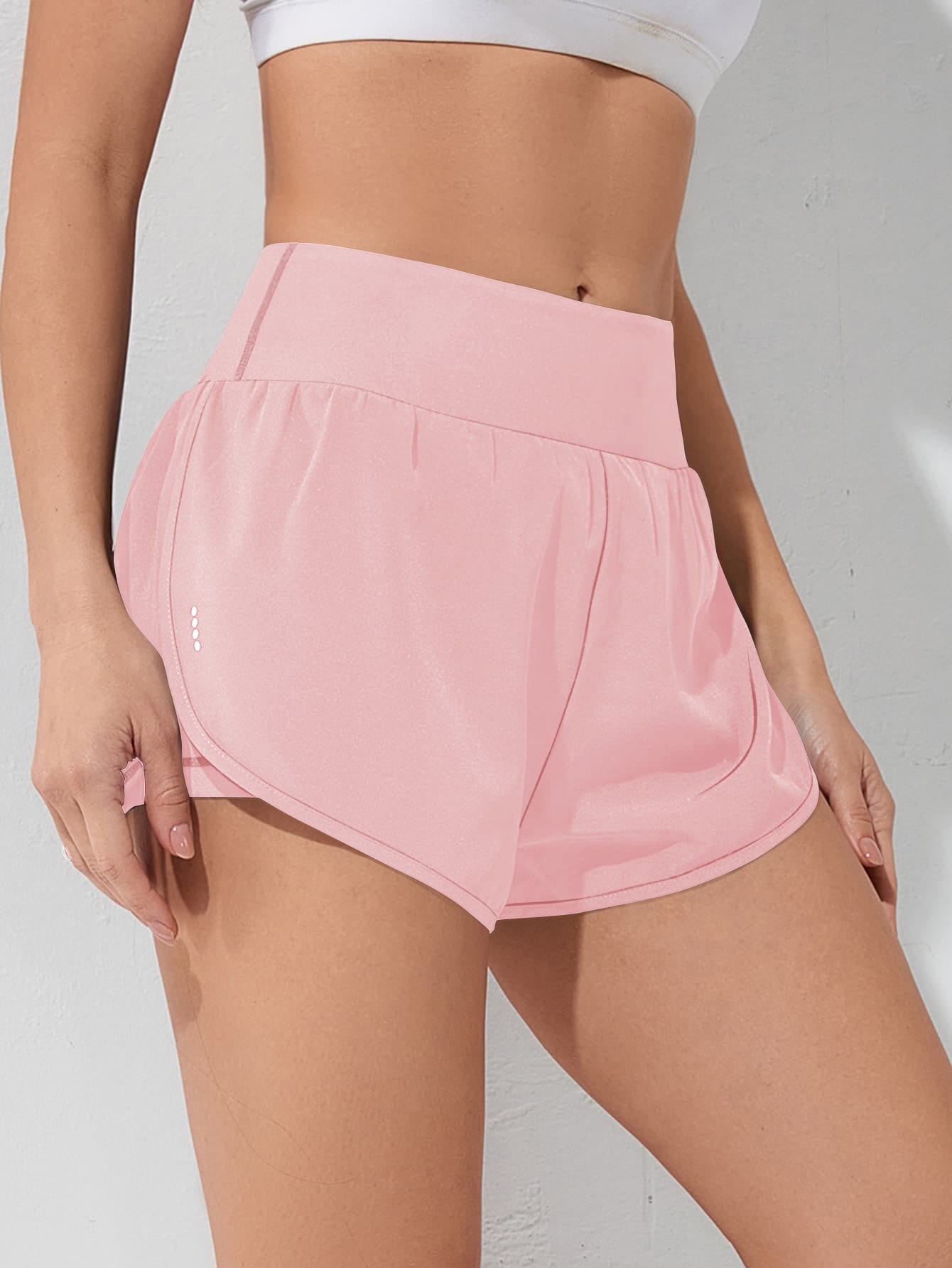 Gameset SHEIN Sport Shorts Esportivos com Bolso de Celular 2 em 1, Shorts Elásticos