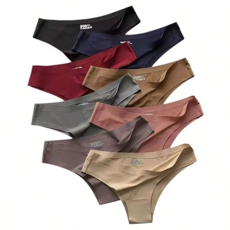 Kit 10 Calcinhas Tanga Sem Costura Não Marca Leve e Confortável