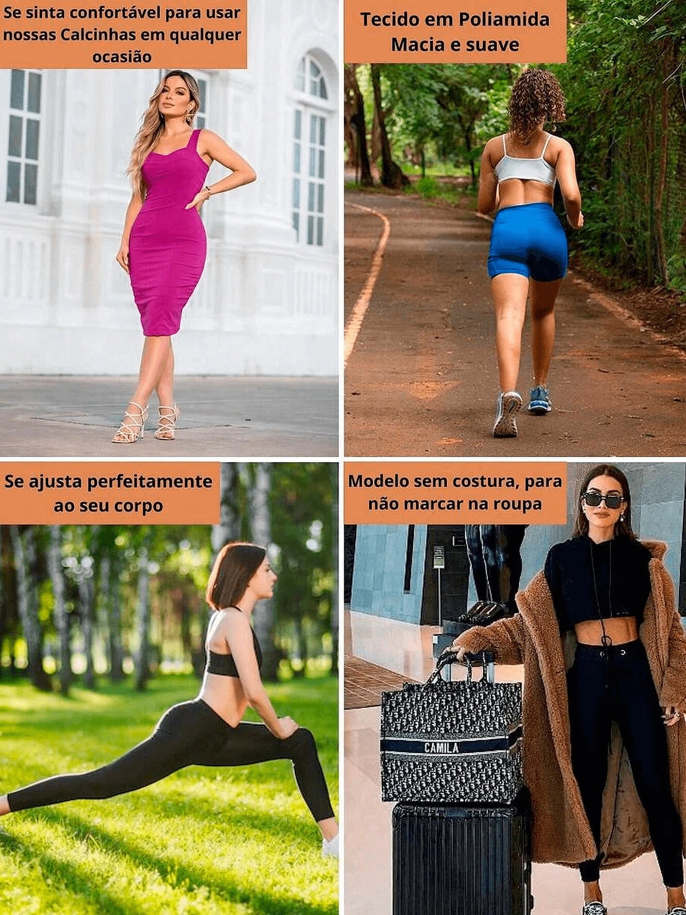 Kit 6 Calcinha Sem Costura Lingerie Feminina - Cores e Kits Variadas