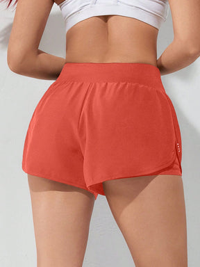 Gameset SHEIN Sport Shorts Esportivos com Bolso de Celular 2 em 1, Shorts Elásticos