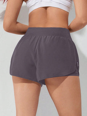 Gameset SHEIN Sport Shorts Esportivos com Bolso de Celular 2 em 1, Shorts Elásticos