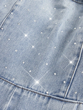 Macacão Jeans com Cinto na Cintura