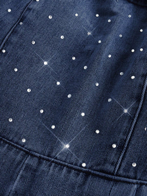 Macacão Jeans com Cinto na Cintura