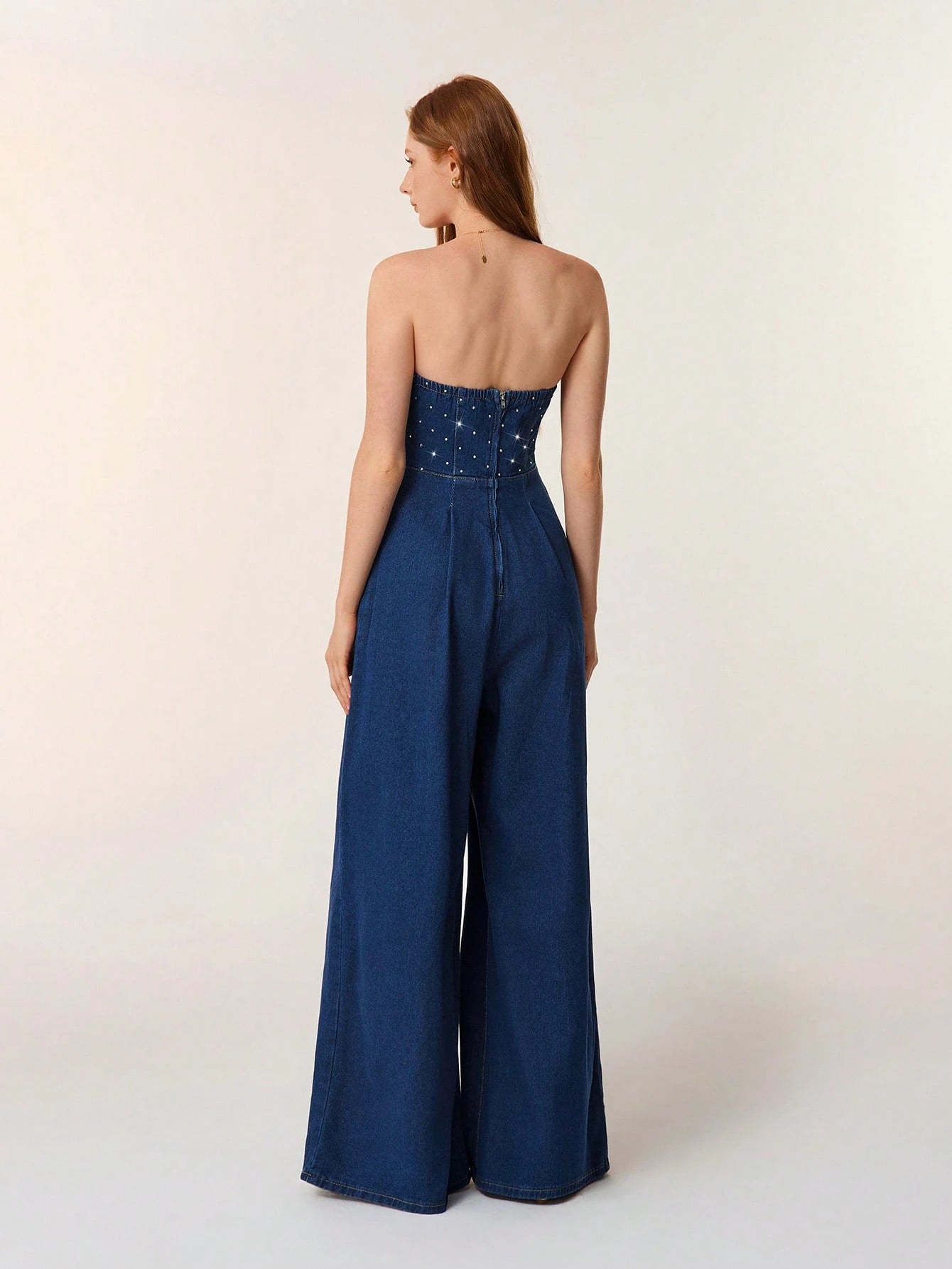 Macacão Jeans com Cinto na Cintura